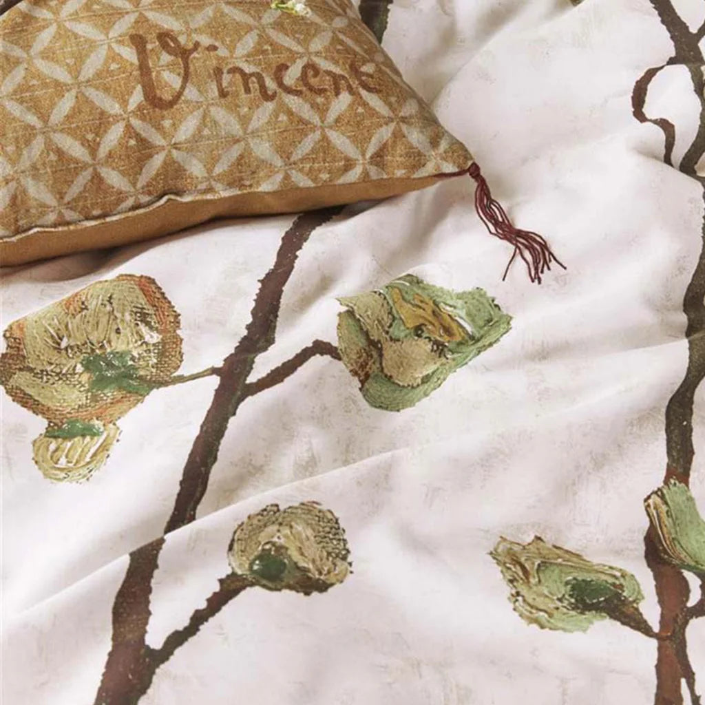 Bedding House Van Gogh Plum Blossoms Sand Cotton Sateen