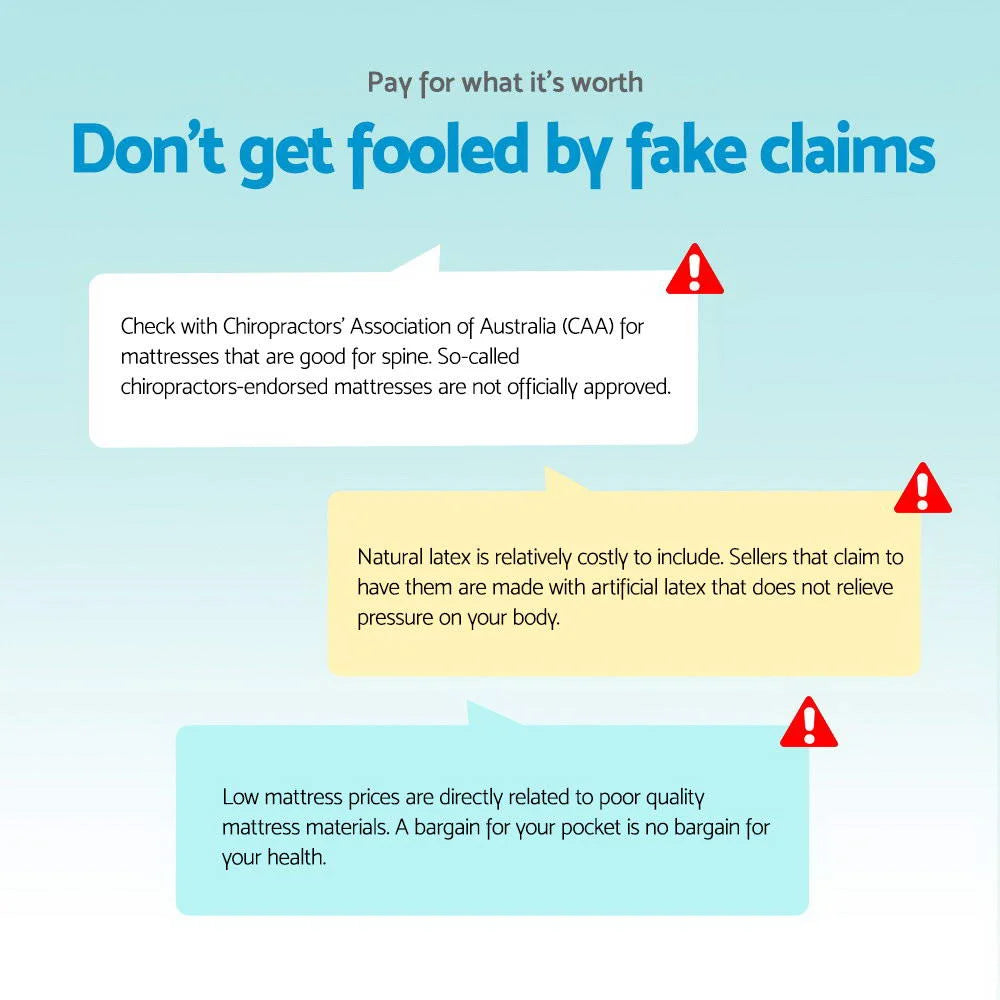 Bedding Normay Bonnell Spring Mattress 21cm Thick - Single