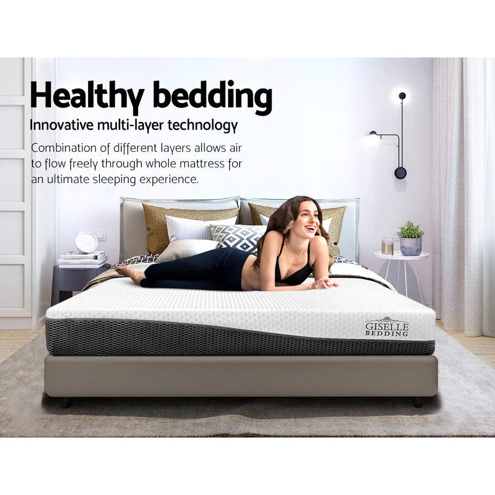 Bedding Queen Size Memory Foam Mattress Cool Gel without