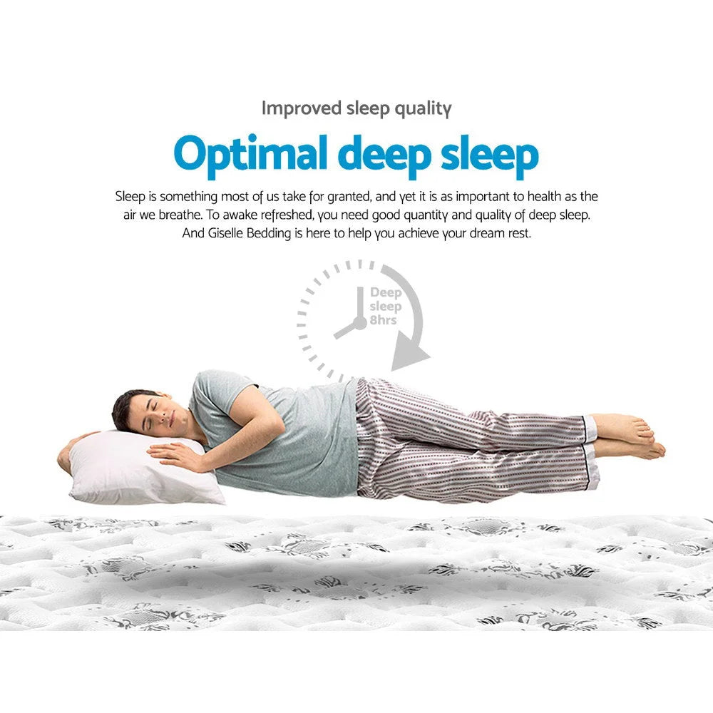 Bedding Rocco Bonnell Spring Mattress 24cm Thick Double