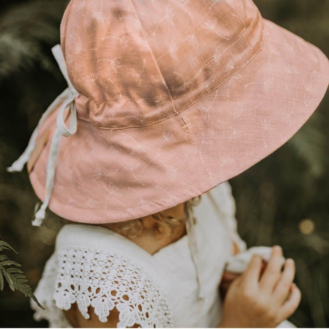 Bedhead Heritage Reversible Bucket Hat-Frances/Flax S