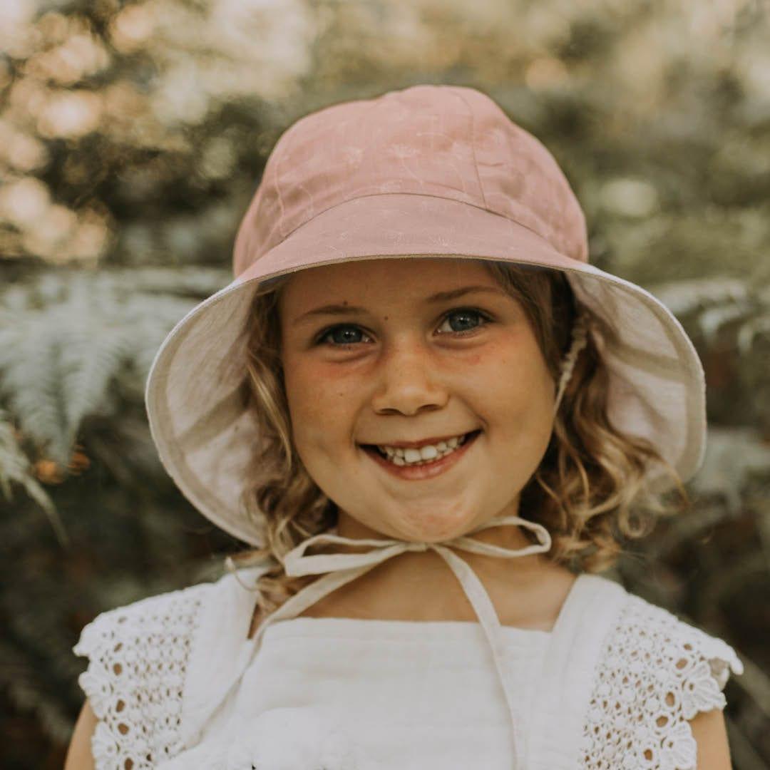 Bedhead Heritage Reversible Bucket Hat-Frances/Flax S