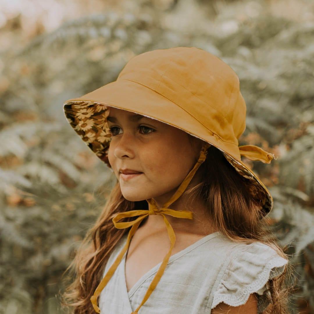 Bedhead Heritage Reversible Bucket Hat- Maggie/Maize S