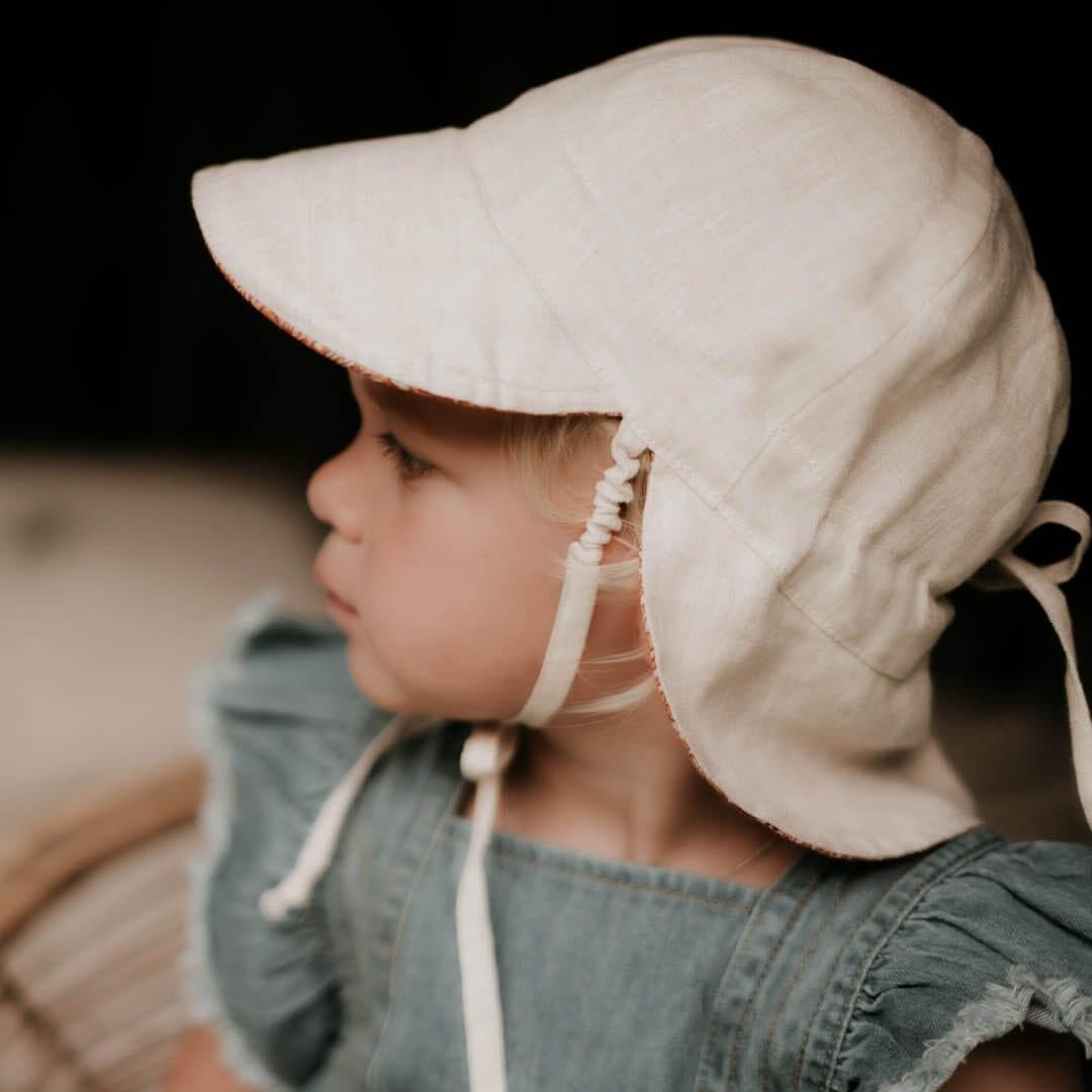Bedhead Heritage Reversible Legionnaire Hat- Alice/Flax S
