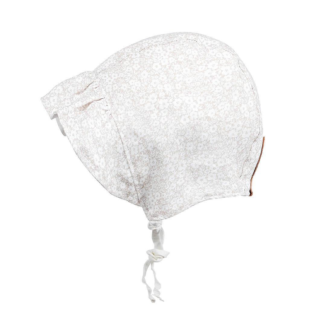Bedhead Heritage Reversible Ruffle Bonnet Hat-Willow/Blanc M