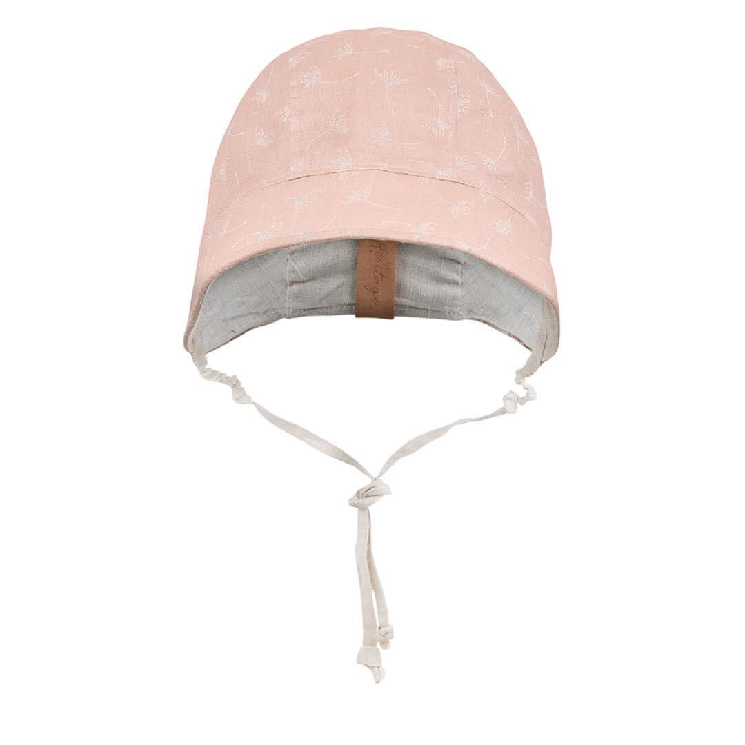 Bedhead Reversible Bonnet Hat- Frances/Flax S