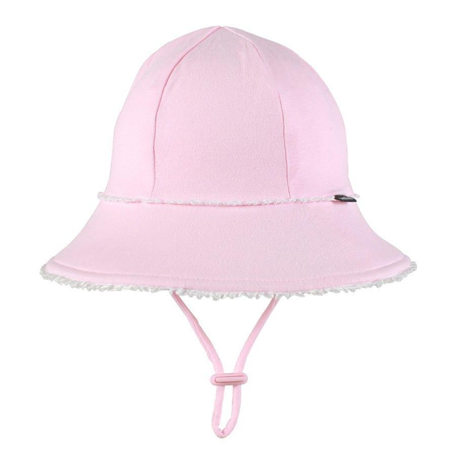 Bedhead Toddler Bucket Hat - Blush Ruffle Trim S