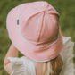 Bedhead Toddler Bucket Hat - Blush Ruffle Trim L