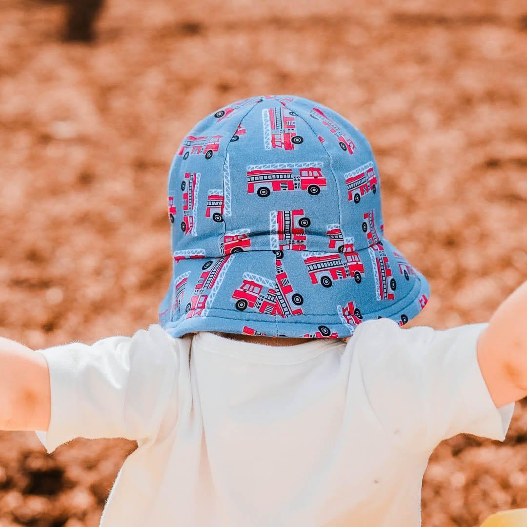 Bedhead Toddler Bucket Hat - Fire truck XS