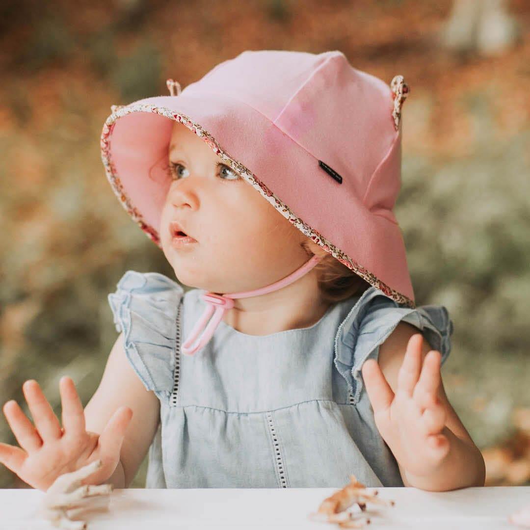 Bedhead Toddler Bucket Hat - Kitty Blush XS