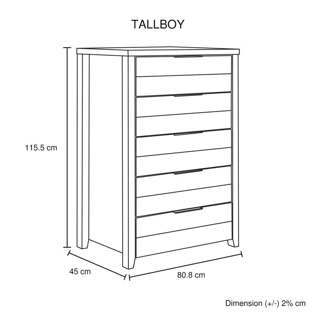 Bedroom Suite 4-Piece Natural Wood Like MDF King Size Oak
