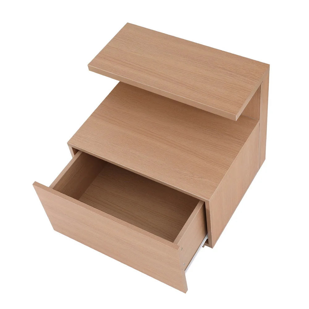 Bedside Table 1 Drawer - Pine - Furniture