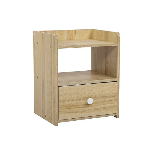 Bedside Table Drawers Side Bedroom Furniture Nightstand