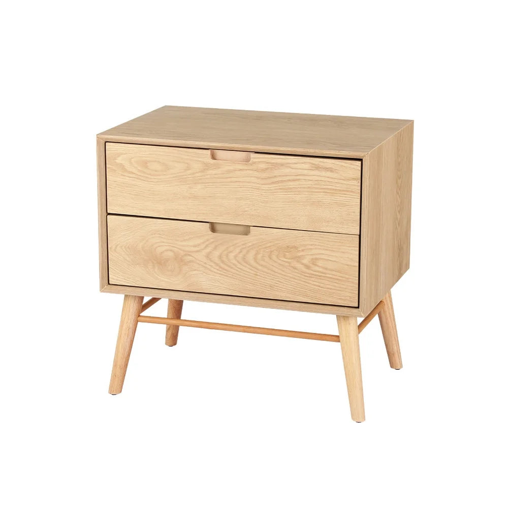 Bedside Table Drawers Side End Table Storage Cabinet