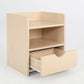 Bedside Table Storage Cabinet Nightstand - 1 Drawer 2