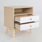 Bedside Table Storage Cabinet Nightstand - 2 Drawers - ANYA