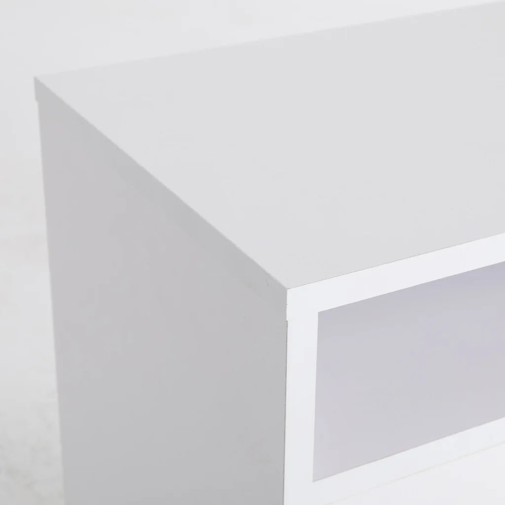 Bedside Table Storage Cabinet Nightstand - 2 Drawers - ANYA