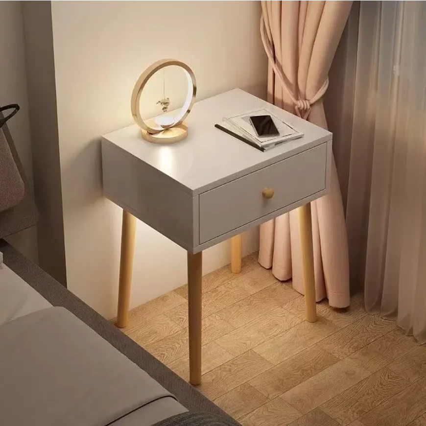 BedSide Table White - Furniture > Bedroom > Bedside Tables