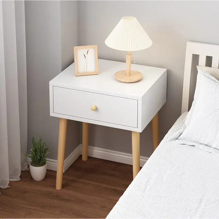 BedSide Table White - Furniture > Bedroom > Bedside Tables