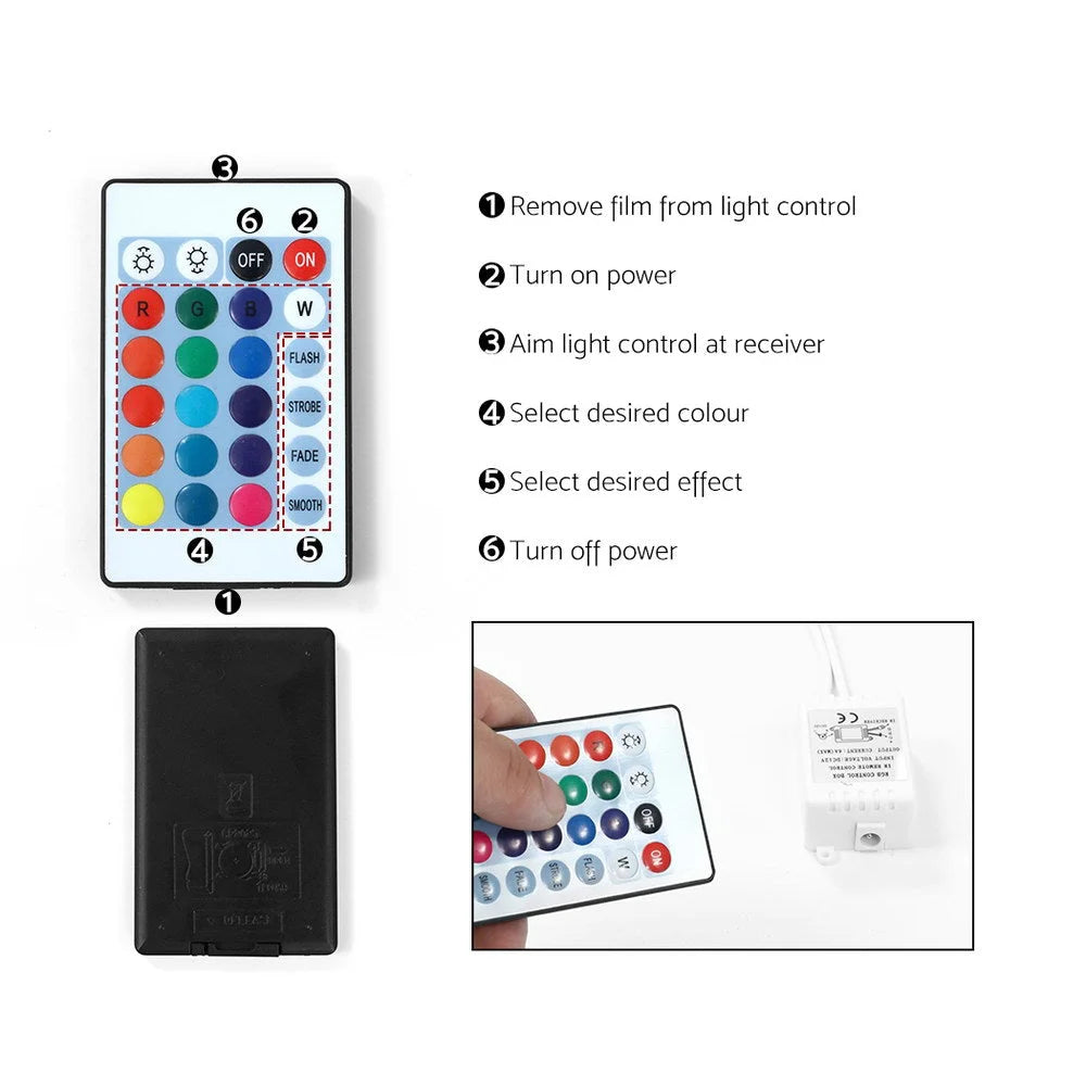 Bedside Tables Side Table 3 Drawers RGB LED High Gloss