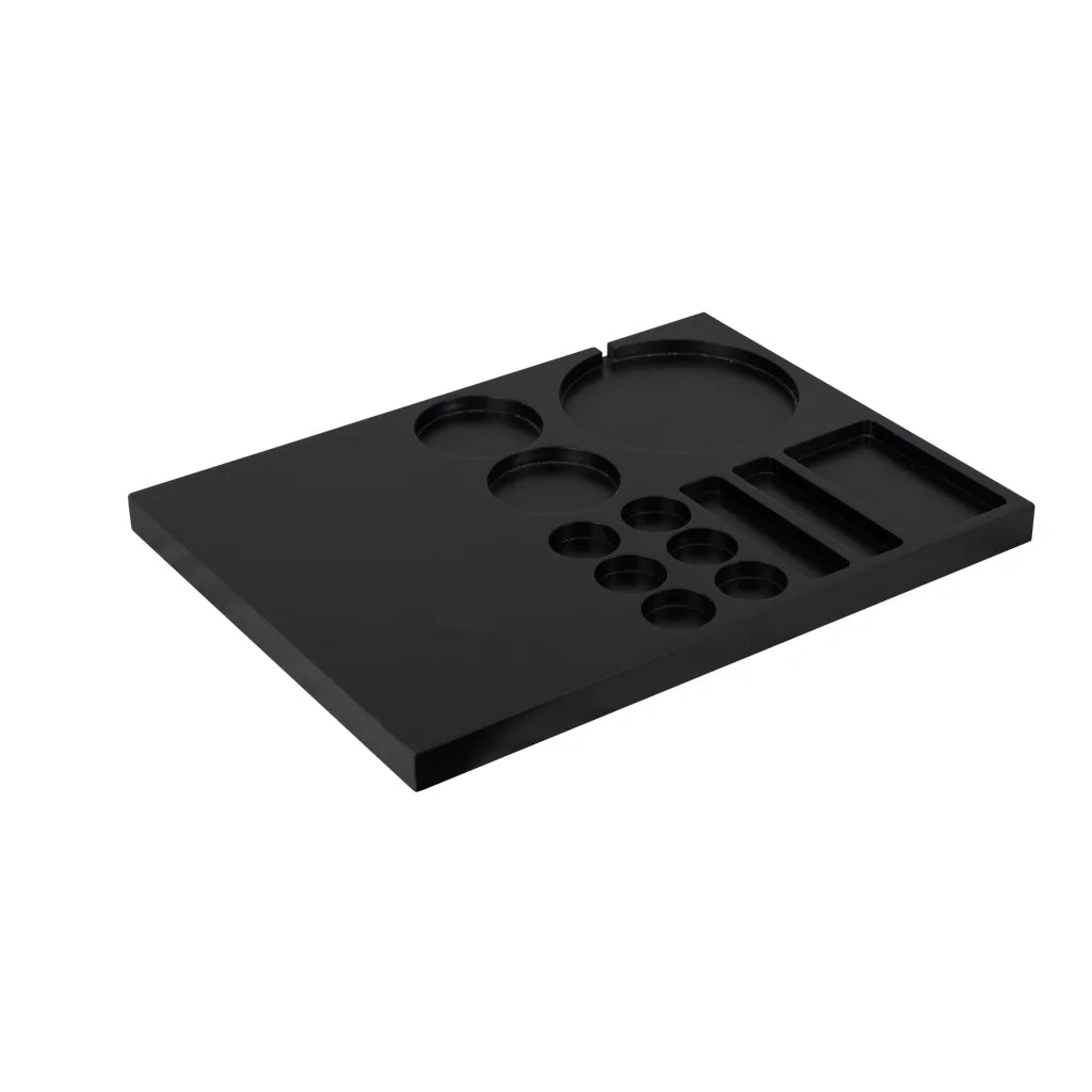 Beech Wood Kettle Tray - Black - Appliances > Kitchen