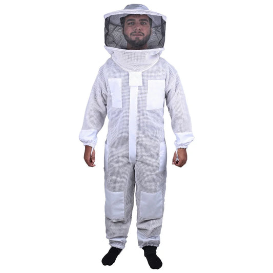 Beekeeping Protective Gear Full Suit 3-Layer Mesh Ultra