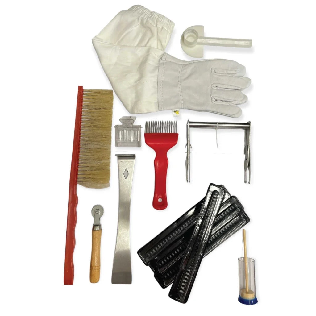 Beekeeping Tools Kit 10 Pcs Honey Bee Hive Beekeeper