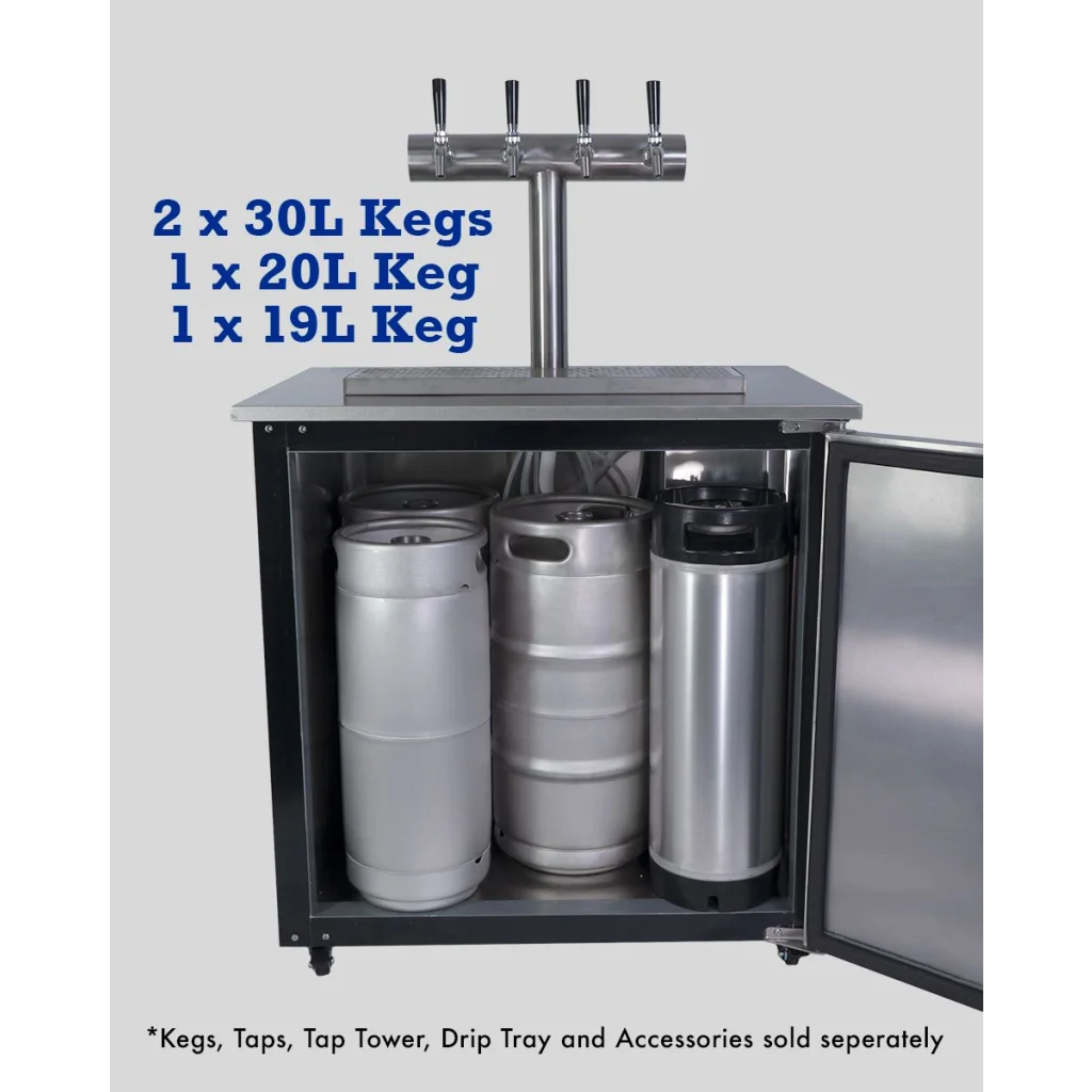 Beer Keg Fridge KegMaster Solstice 6 Keg 12V DC Kegerator