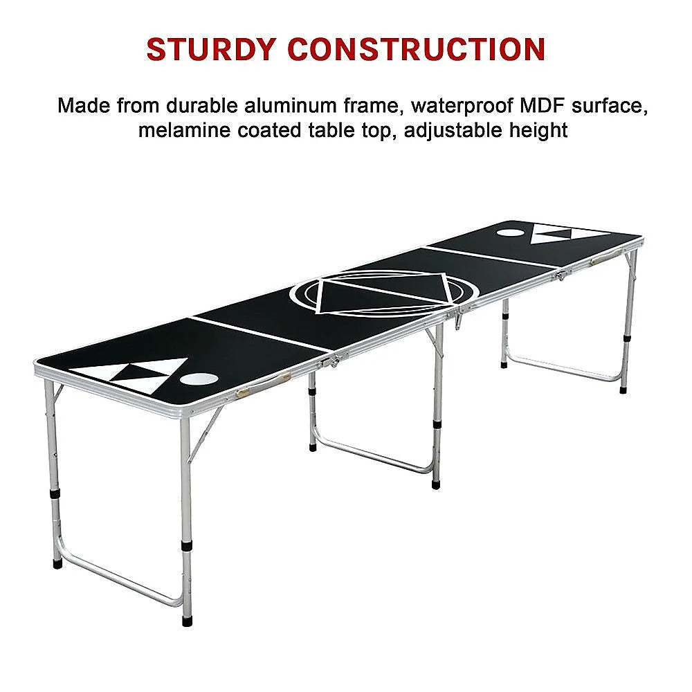 Beer Pong Table - 8FT - Fitness Accessories