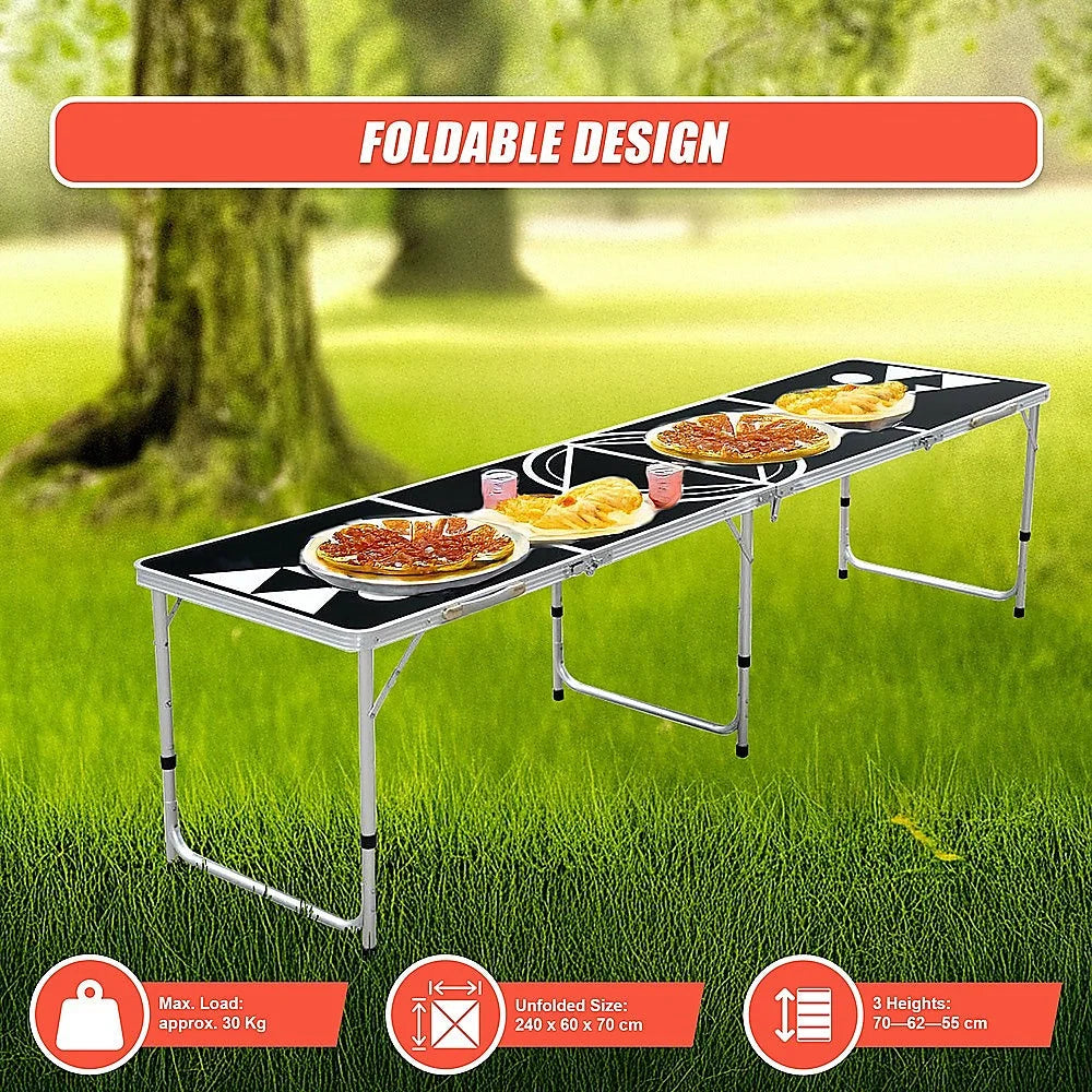 Beer Pong Table - 8FT - Fitness Accessories