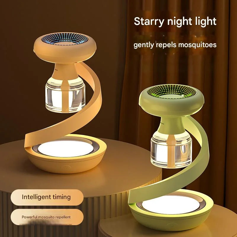Beige 2-in-1 Mosquito Repellent Lamp & Starry Sky Night