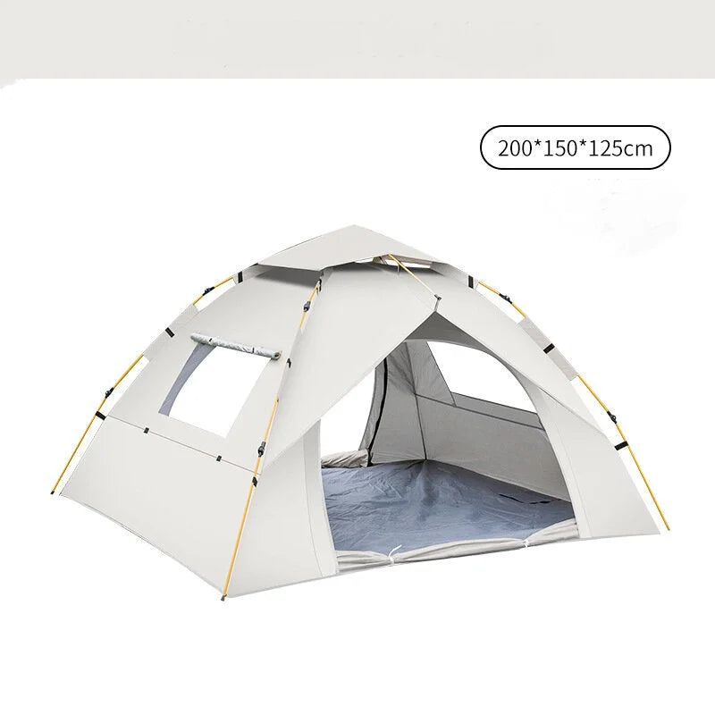 Beige 2 Person Lightweight Camping Tent (200*150*125cm)