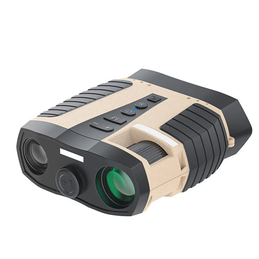 Beige HD Digital Night Vision Binoculars High Magnification