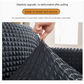 Beige Single Sofa Bubble Gauze Sofa Cover with Skirt - Full
