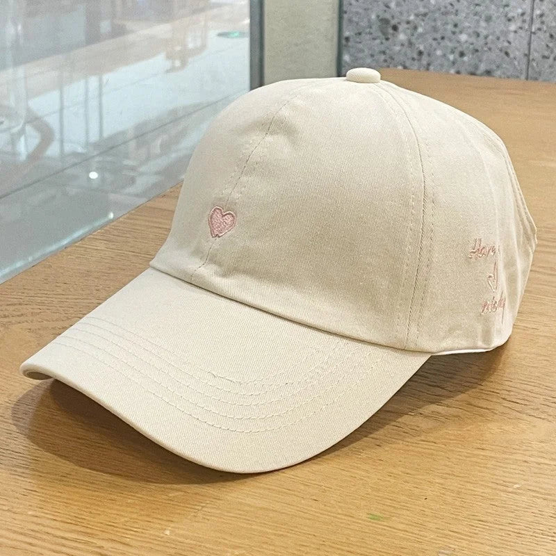Beige Stylish Ponytail Opening Baseball Cap - Have a Nice