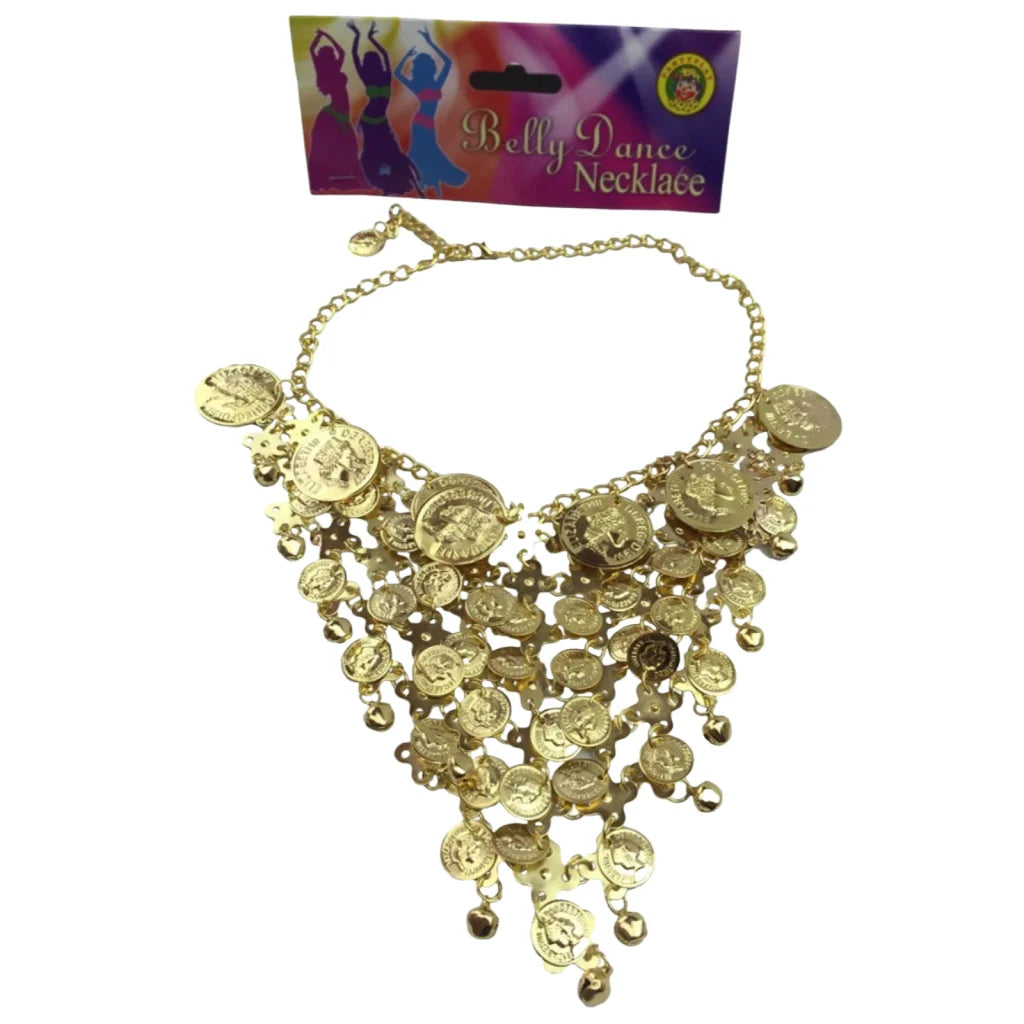 BELLY DANCE NECKLACE Indian Fancy Dress Costume Gypsy