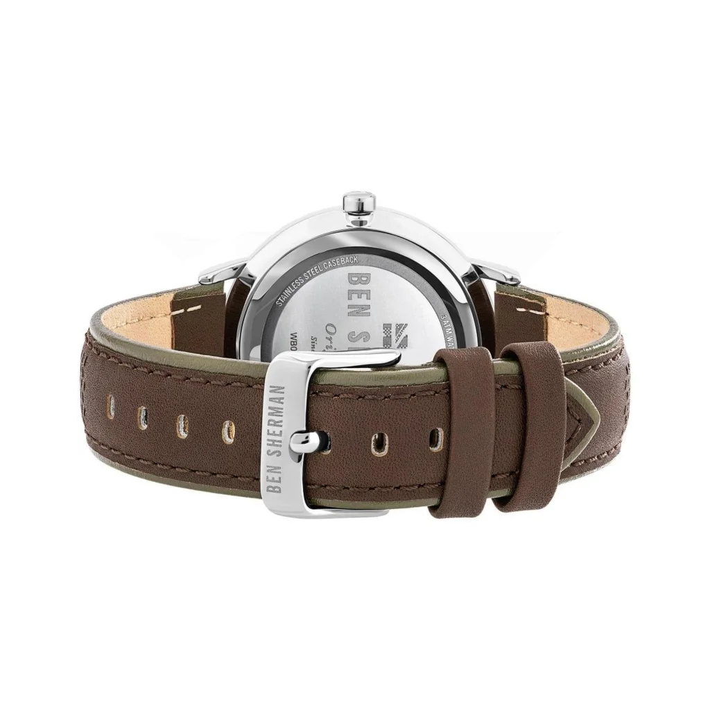 Ben Sherman Men’s Brown Leather Watch - One Size - Fashion