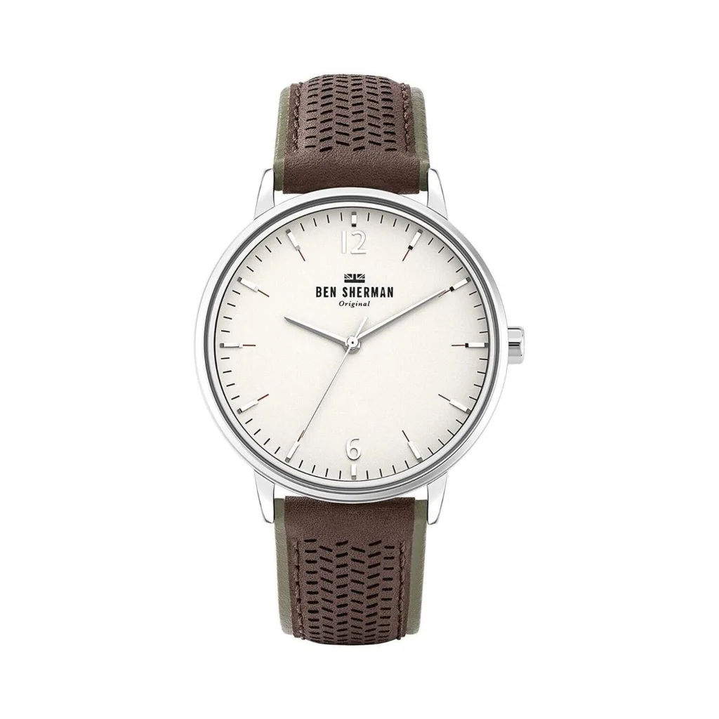 Ben Sherman Men’s Brown Leather Watch - One Size - Fashion