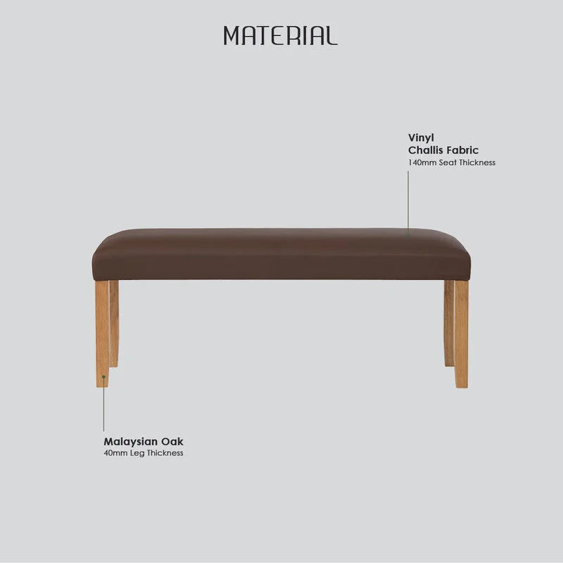 Bench Ottoman Mesi - Cocoa - Furniture