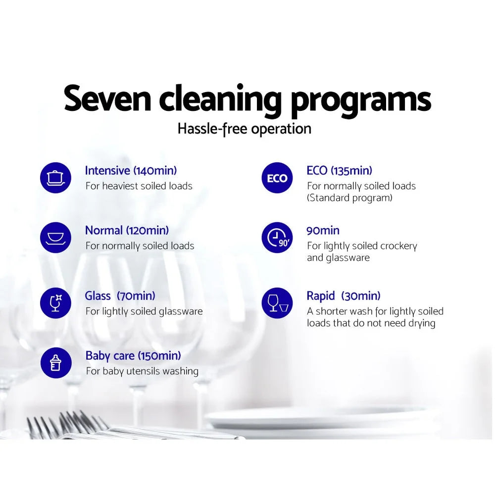 Benchtop Dishwasher 6 Place Setting Counter Bench Top Dish