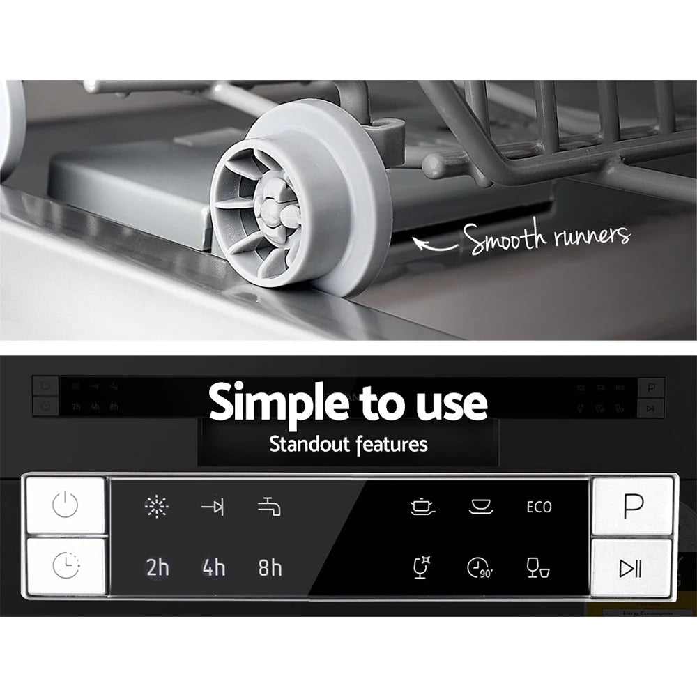 Benchtop Dishwasher 8 Place Settings - Silver - Appliances
