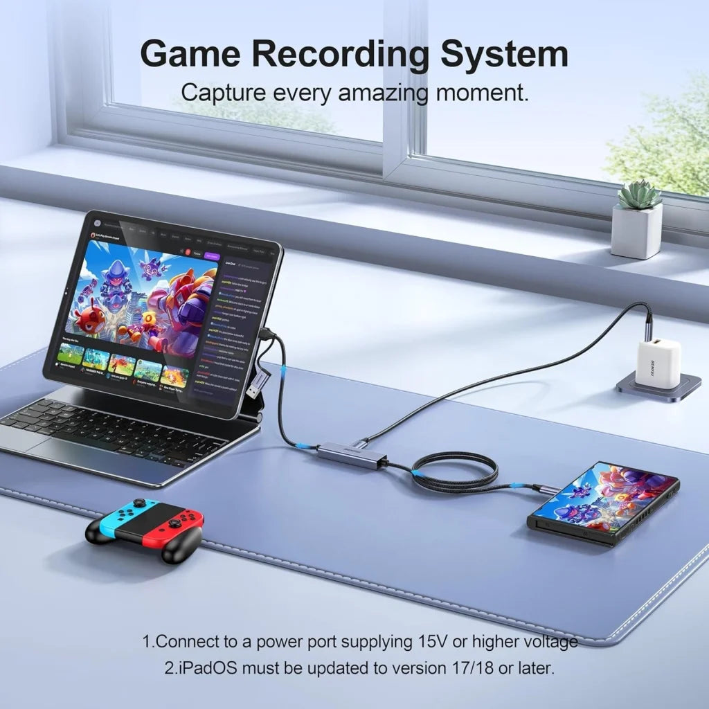 BENFEI 408GY USB-C to USB-C + A + PD (100W) Video/Audio