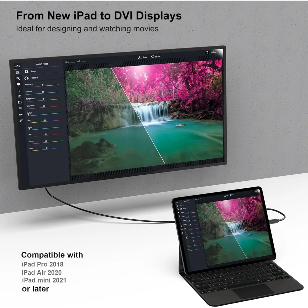 BENFEI USB C to DVI Cable 1.8m - Electronics > Computer