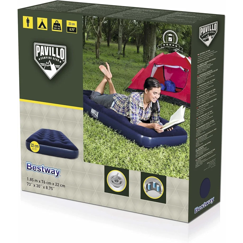 Bestway 1.85m x 76cm x 22cm Air Mattress Jr.Twin