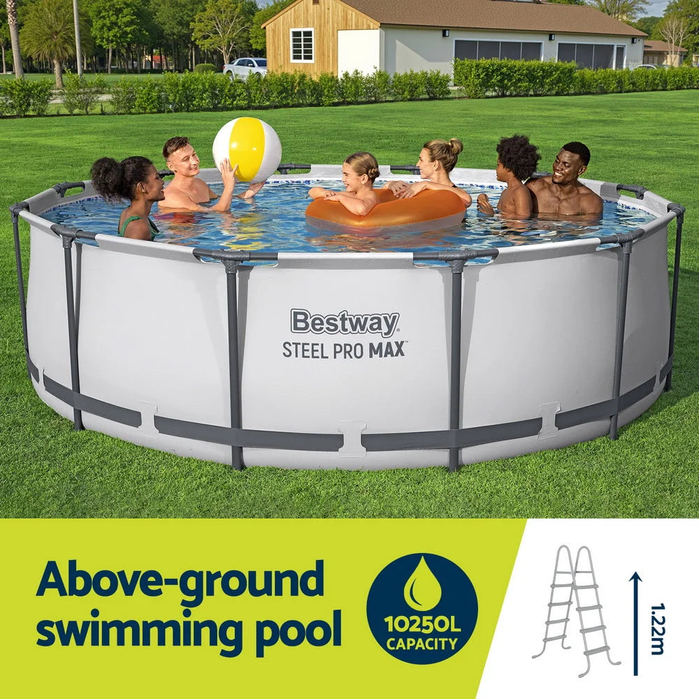 Bestway 366cm Swimming Pool Above Ground Pools Round Filter