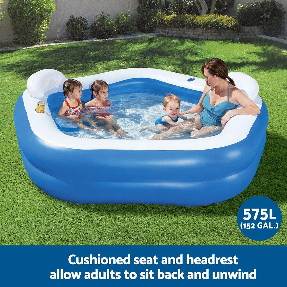 Bestway Kids Inflatable Pool Above Ground Pools Seat