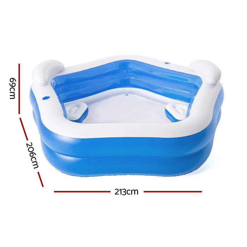 Bestway Kids Inflatable Pool Above Ground Pools Seat