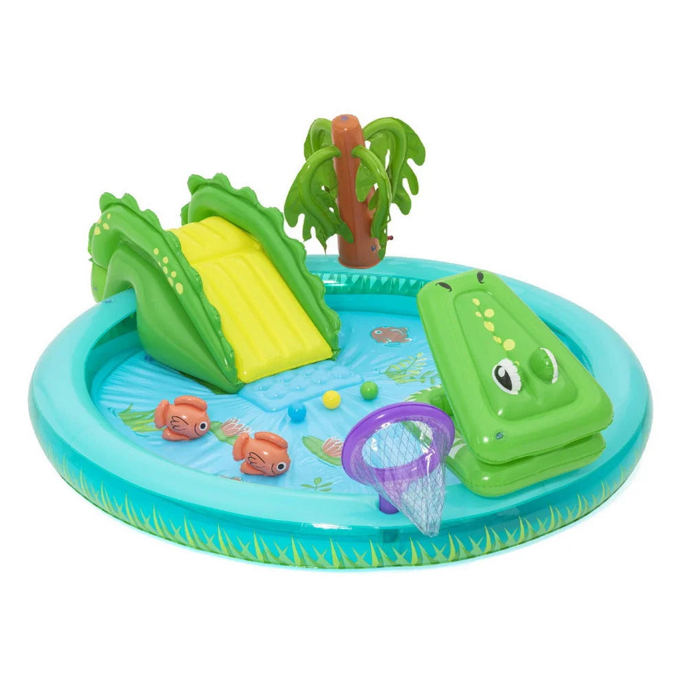 Bestway Kids Inflatable Splash Play Pool with Slide Ball