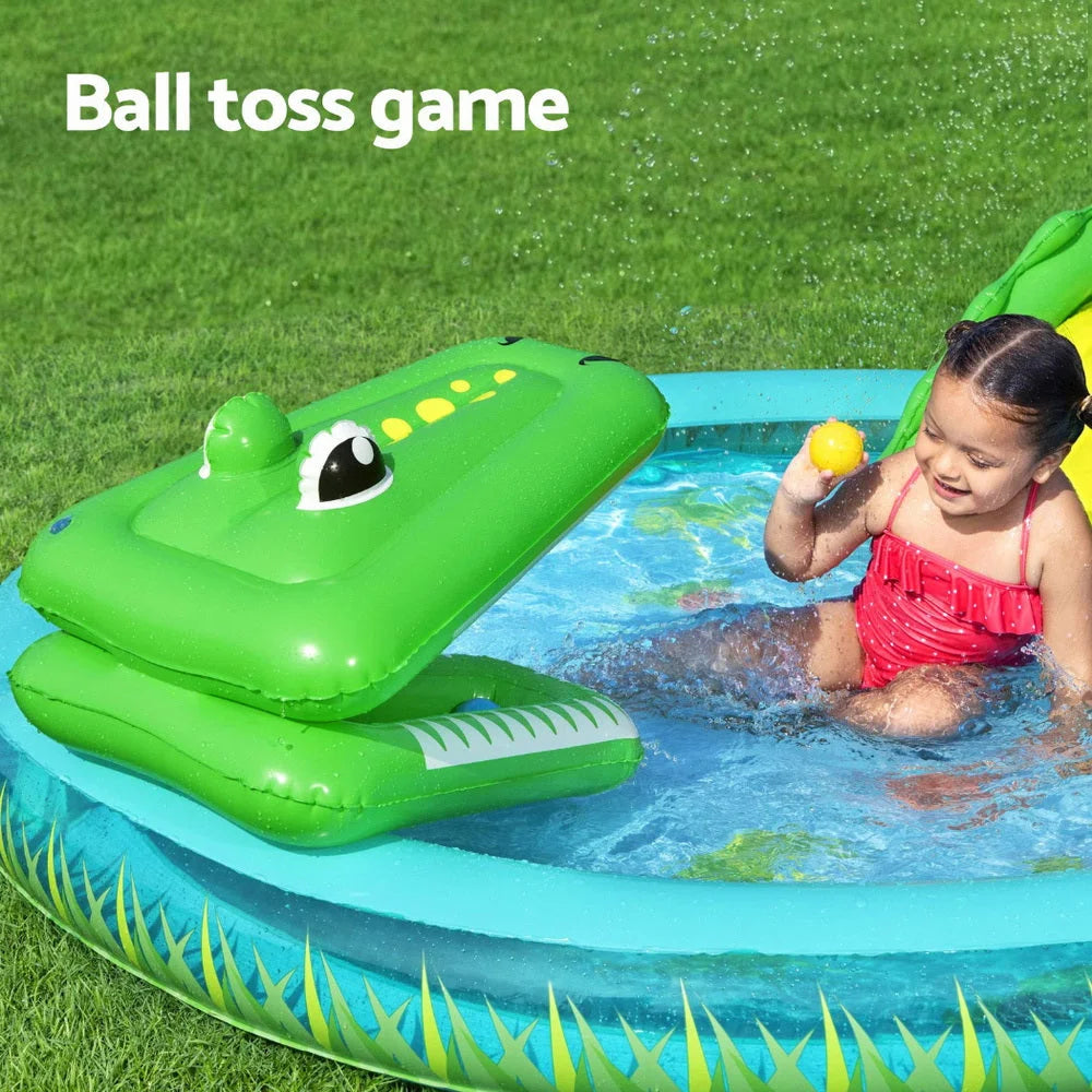 Bestway Kids Inflatable Splash Play Pool with Slide Ball