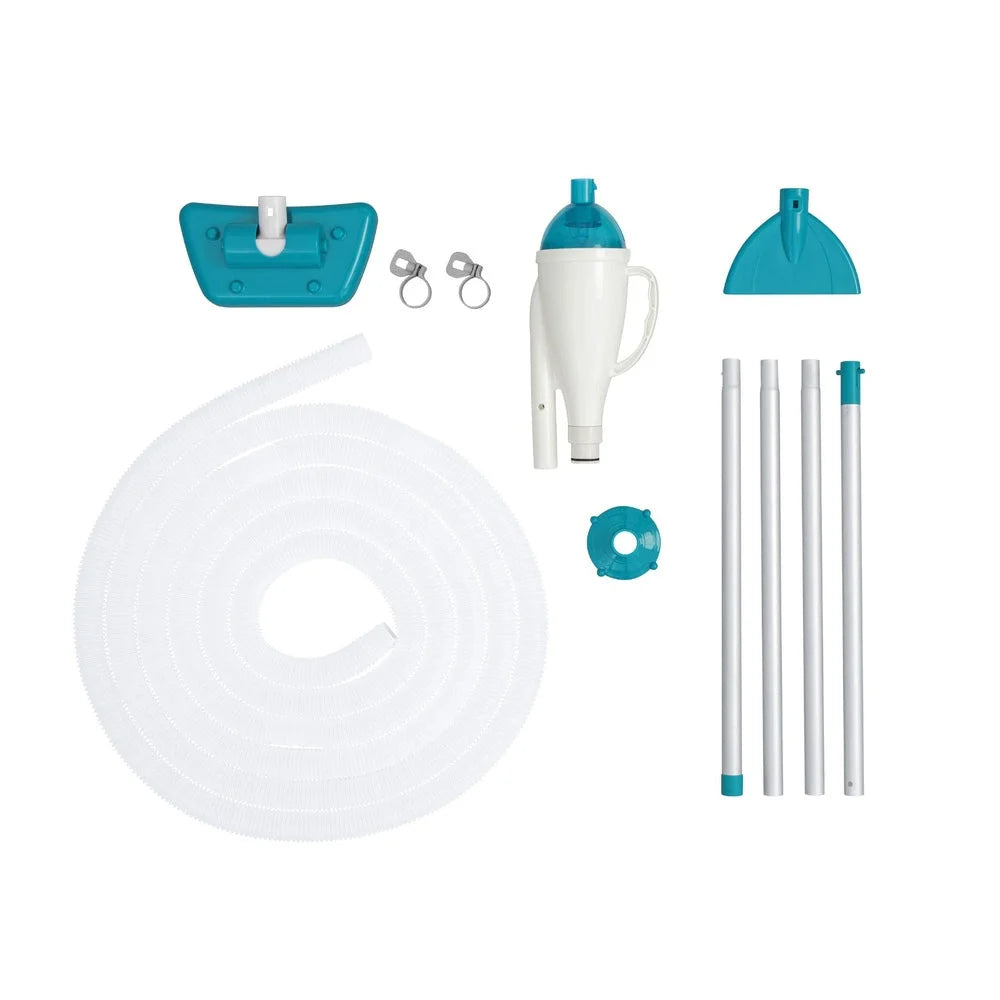 Bestway Pool Cleaner 2 Cleaning Heads Vacuum 6m Hose 1.9m